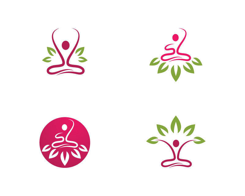 A spa logo with lotus flowers design.